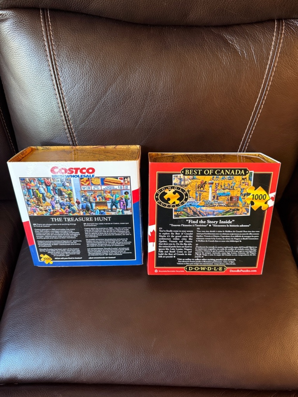 Bundle of 2 DOWDLE 1000-Piece Puzzles (Costco & Best of Canada) - Multicolor - Picture 2 of 4